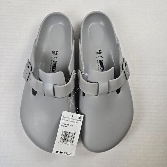 Birkenstock Boston Essentials EVA Clogs Stone Coin 44 M11 Slip On Clog Sandals